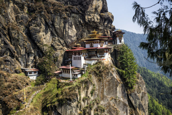 Tiger nest temple in valley