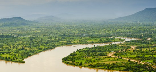 Mekong River in Laos