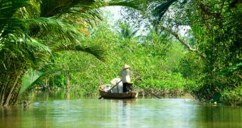 Mekong Delta Mytho, Vietnam