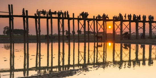 Teakwood Bridge in Amarapura - 22 Days Burma Cambodia Luxury Tour Koh Rong Island
