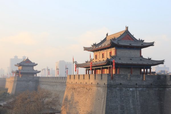 ancient city wall of Xian