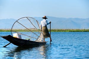 Intha tribe on Inle Lake