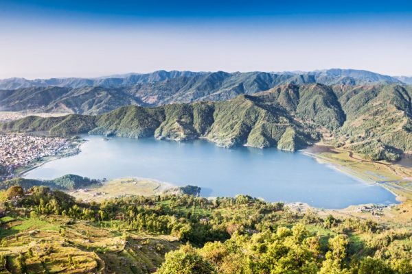 Phewa lake view from Sarangkot, Nepal