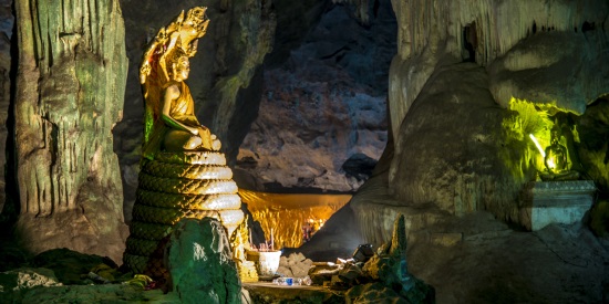 Mysterious Pak Ou Cave - 16 Days Laos Focus Tour Elephant Sanctuary