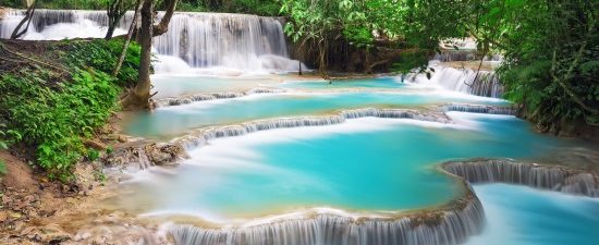 Kuang Si Waterfall - 14 Days Myanmar Culture Highlights Tour Luang Prabang Extension