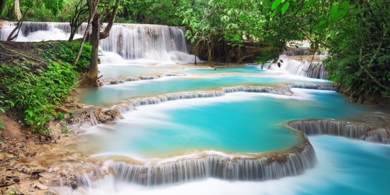 Stunning Kuang Si Waterfall