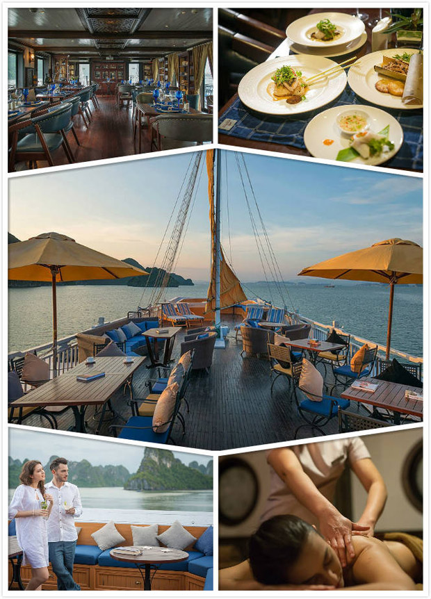 Life on Paradise Luxury Cruise Halong Bay, Vietnam, Southeast Asia. 