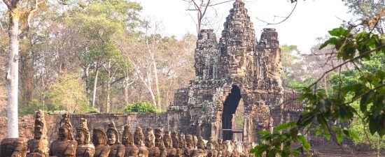 South Gate of Angkor Thom - 10 Days Cultural Heritage Tour Laos Cambodia