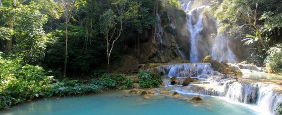 Kuang Si Waterfalls - 24 Days Best Thailand Laos Burma Ngapali Beach