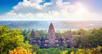 Angkor Wat Towers in Jungle