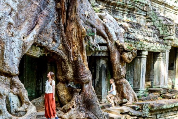 Temple Hopping in Angkor Archaeological Park with Family