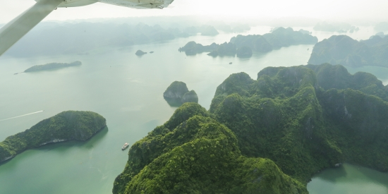 Halong Bay View from Seaplane