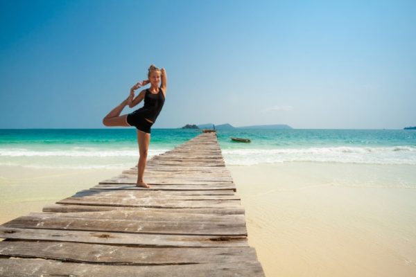 Yoga retreat on Island