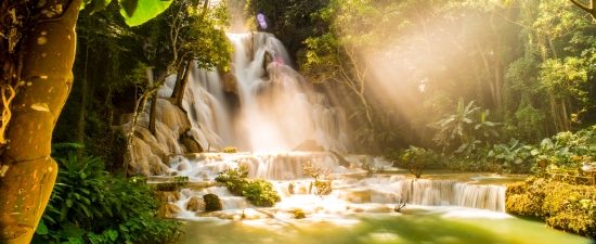 Kuang Si Waterfalls - 23 Days Luxury Tour Thailand Cambodia Laos Golden Triangle
