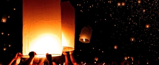 Sky Lanterns Release - 13 Days Bangkok City Highlight Tour Chiang Mai Lantern Festival