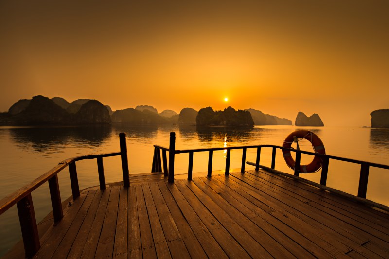Sunrise at Halong Bay