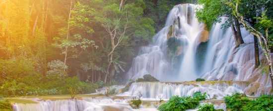 Waterfalls of Kuang Si - 12 Days Laotian Culture Thai Tropical Beaches