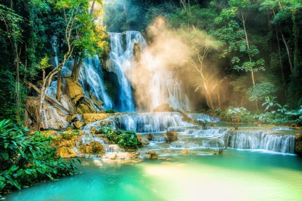 The Kuang Si Falls
