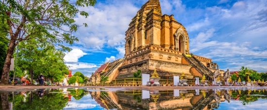 Wat Chedi - Discover Depth Thailand Cambodia Vietnam 15 Days
