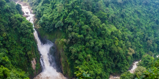 The waterfall at Khao yai National Park