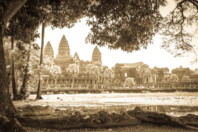 Angkor Wat B&W
